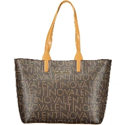 Marrone Poliuretano Female Handbag