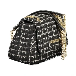Nero Polyurethane Women Shoulder Bag