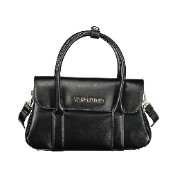 Nero Polyurethane Women Handbag