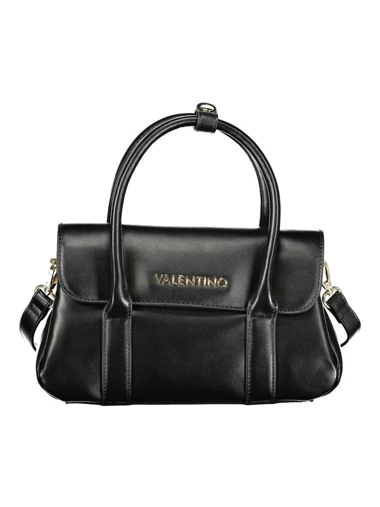 Nero Polyurethane Women Handbag