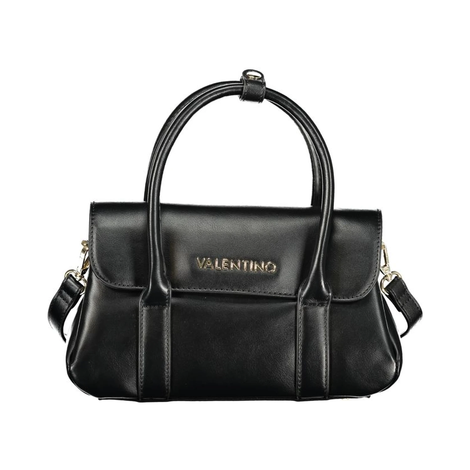 Nero Polyurethane Women Handbag