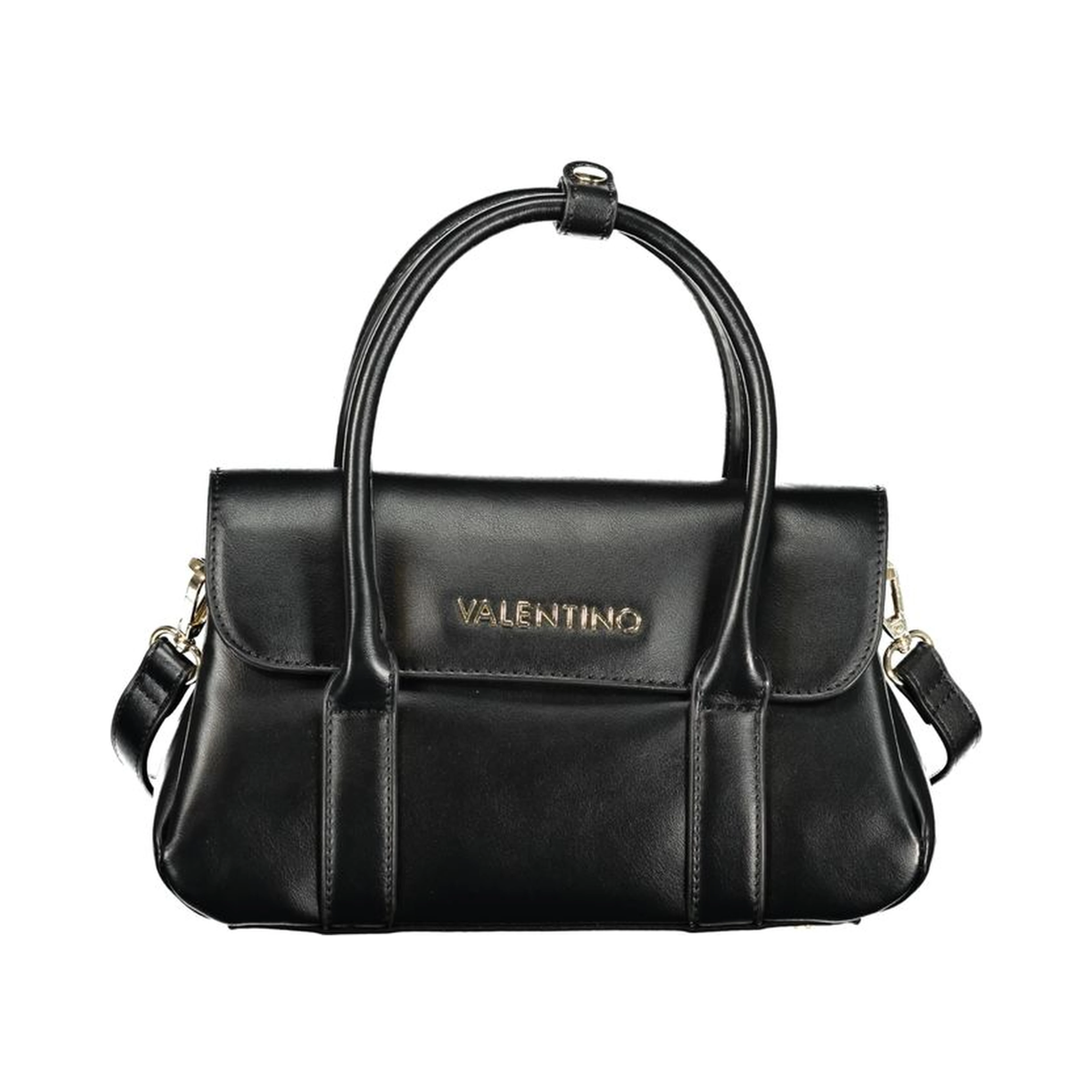 Nero Polyurethane Women Handbag