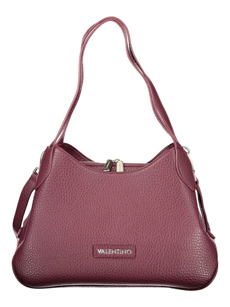 Rosso Polyurethane Women Handbag