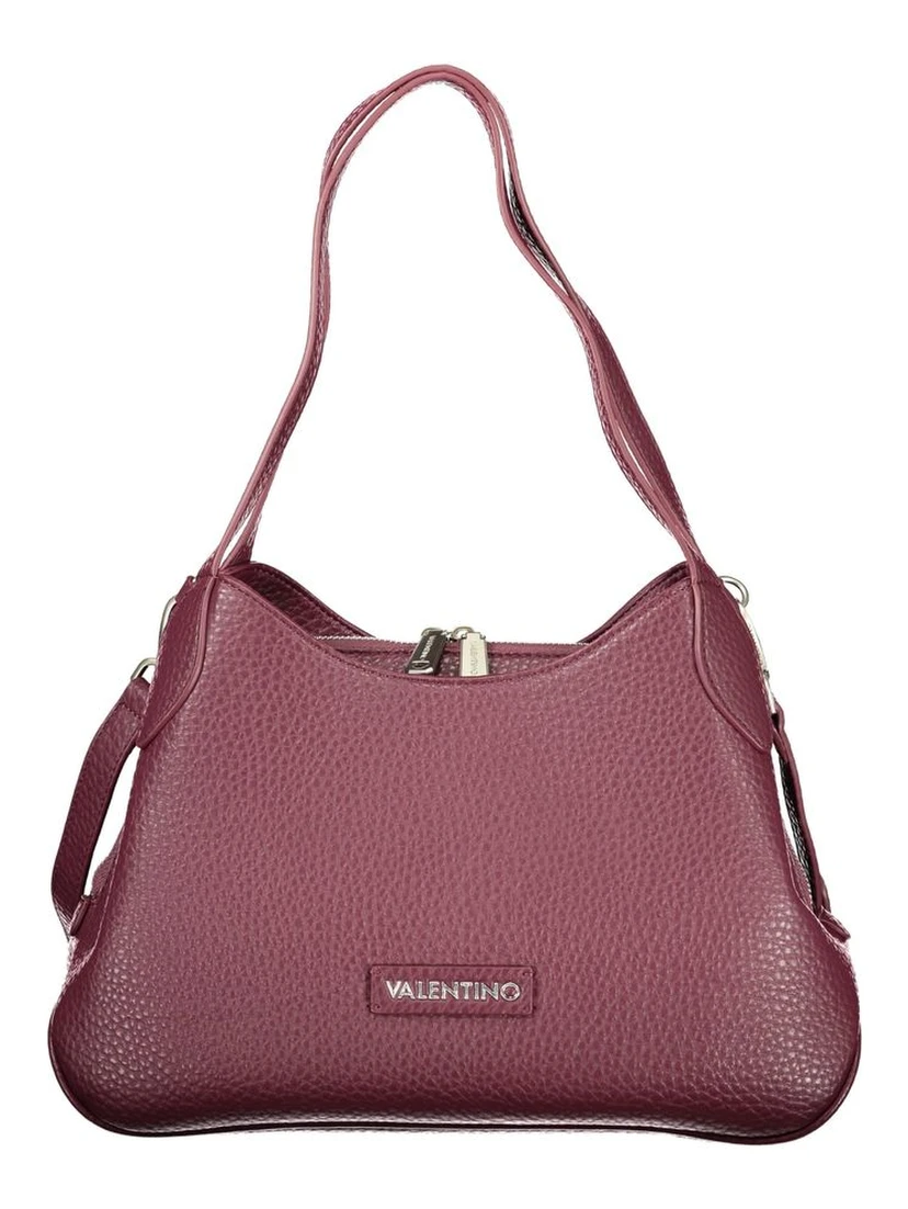Rosso Polyurethane Women Handbag