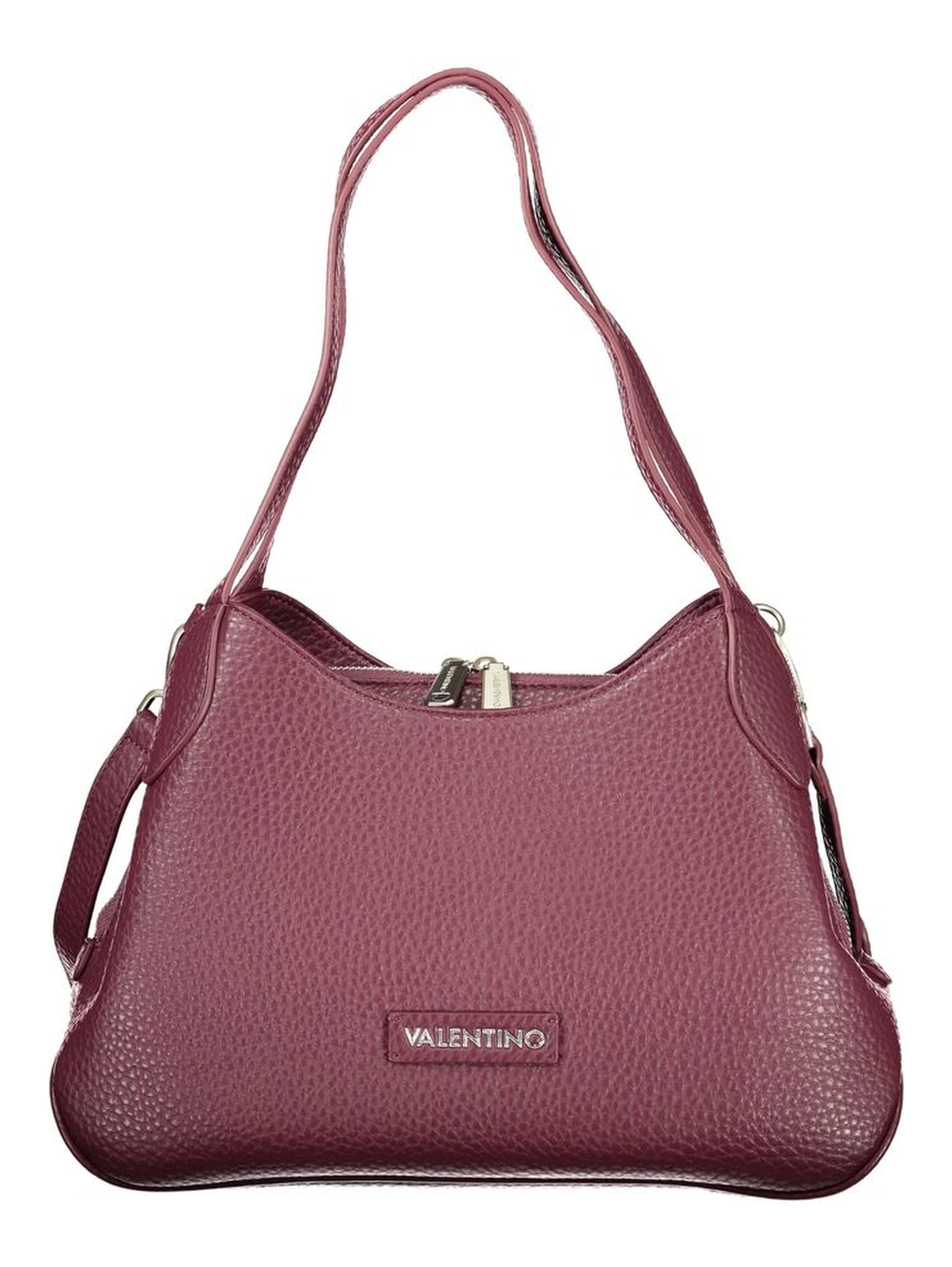 Rosso Polyurethane Women Handbag