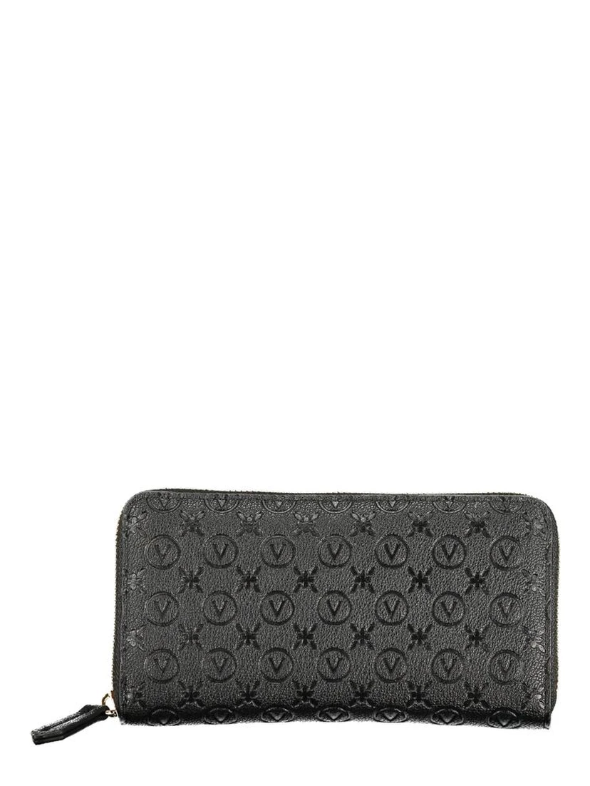 Black Polyurethane Women Wallet