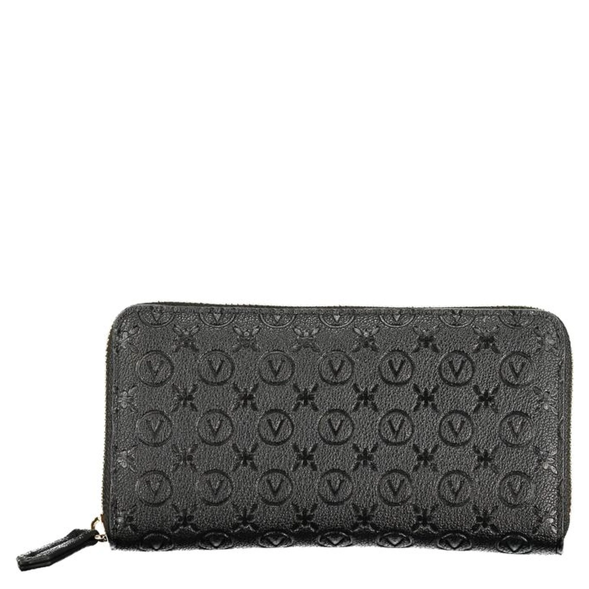 Black Polyurethane Women Wallet