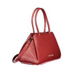 Rosso Poliuretano Woman Handbag
