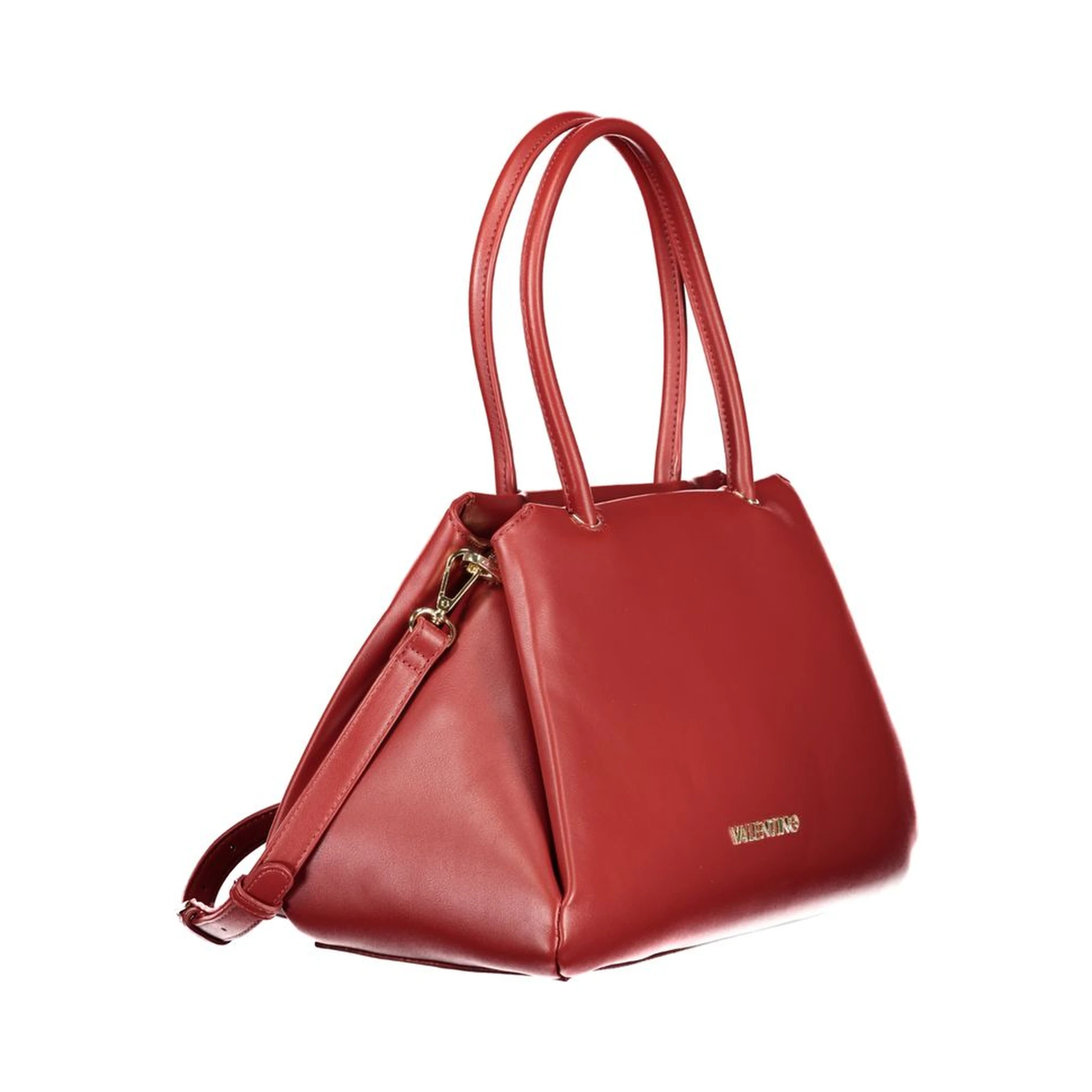 Rosso Poliuretano Woman Handbag
