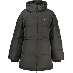Black Polyester Women's Jacket