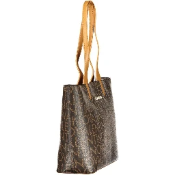 Marrone Poliuretano Female Handbag