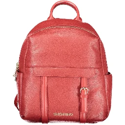 Rosso Polyurethane Women Backpack