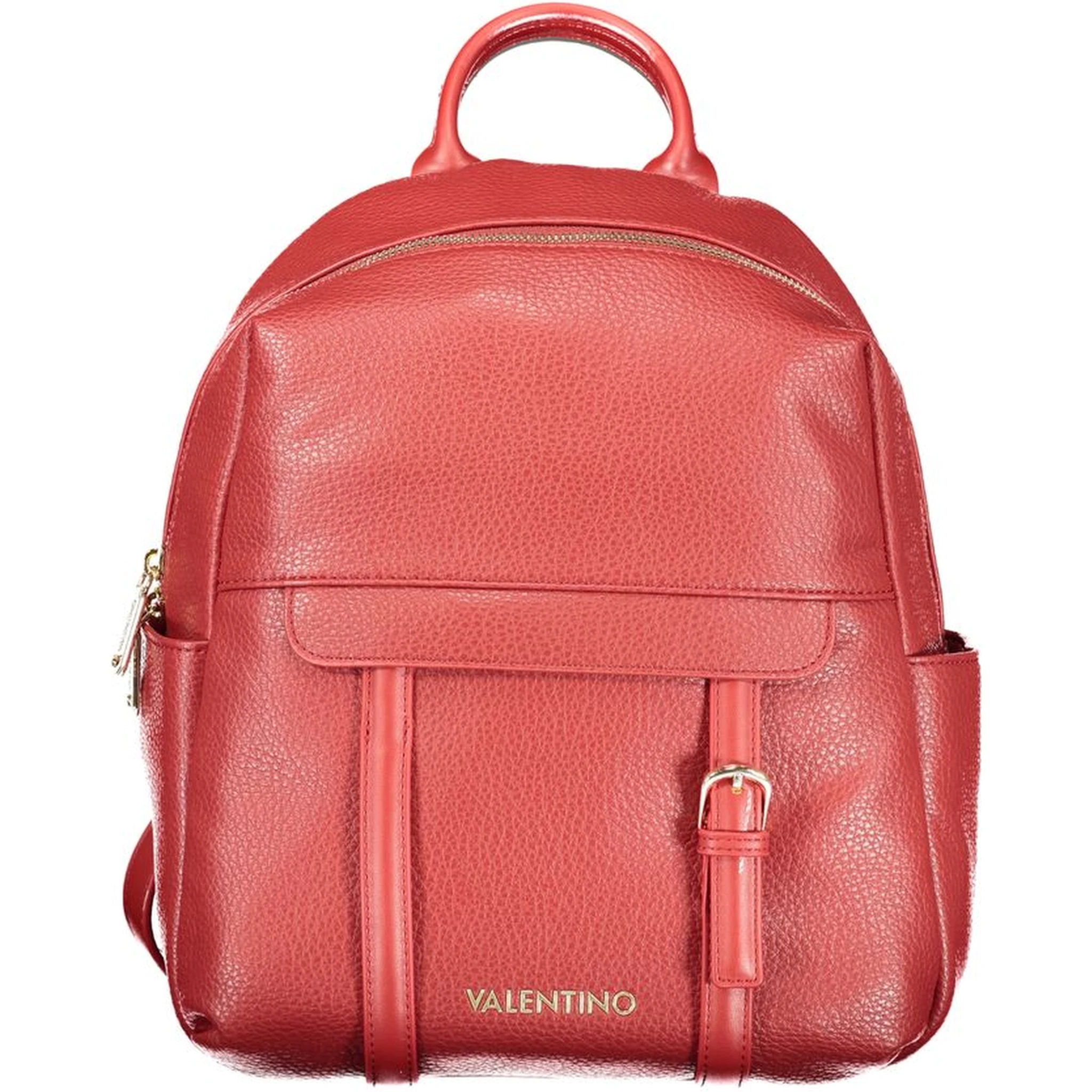 Rosso Polyurethane Women Backpack