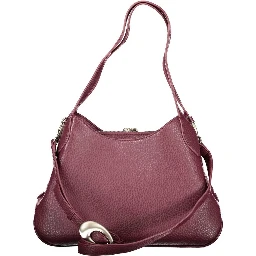 Rosso Polyurethane Women Handbag
