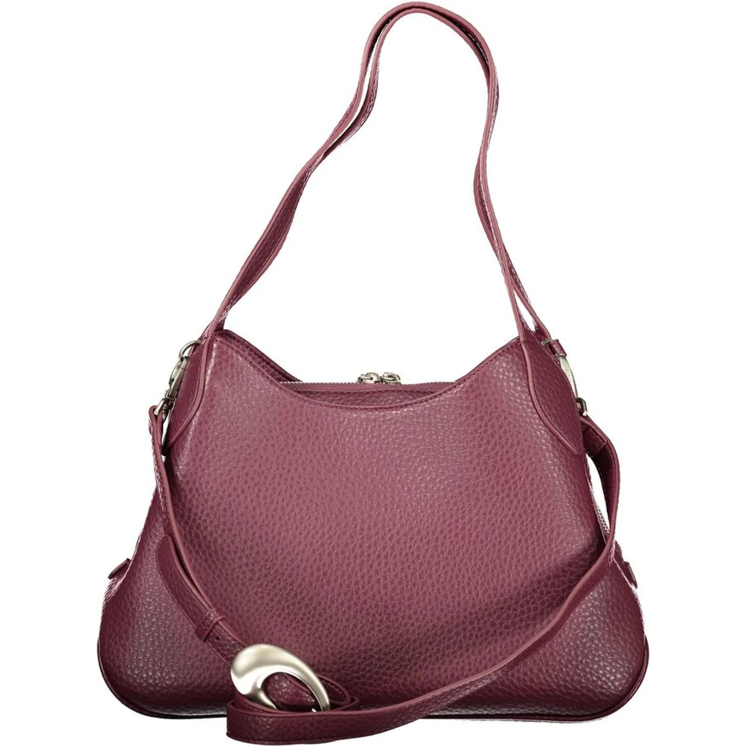 Rosso Polyurethane Women Handbag