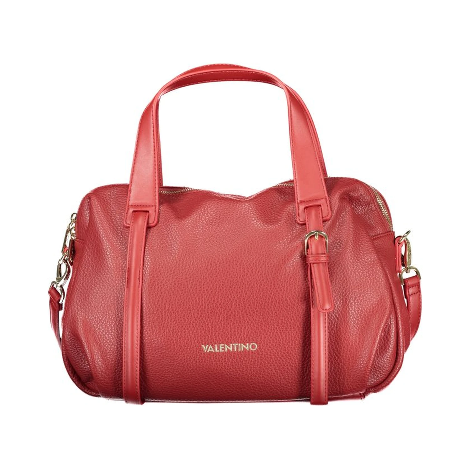 Rosso Polyurethane Women Handbag