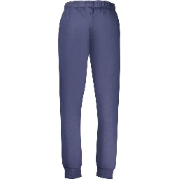 Blue Cotton Men's Sweatpant