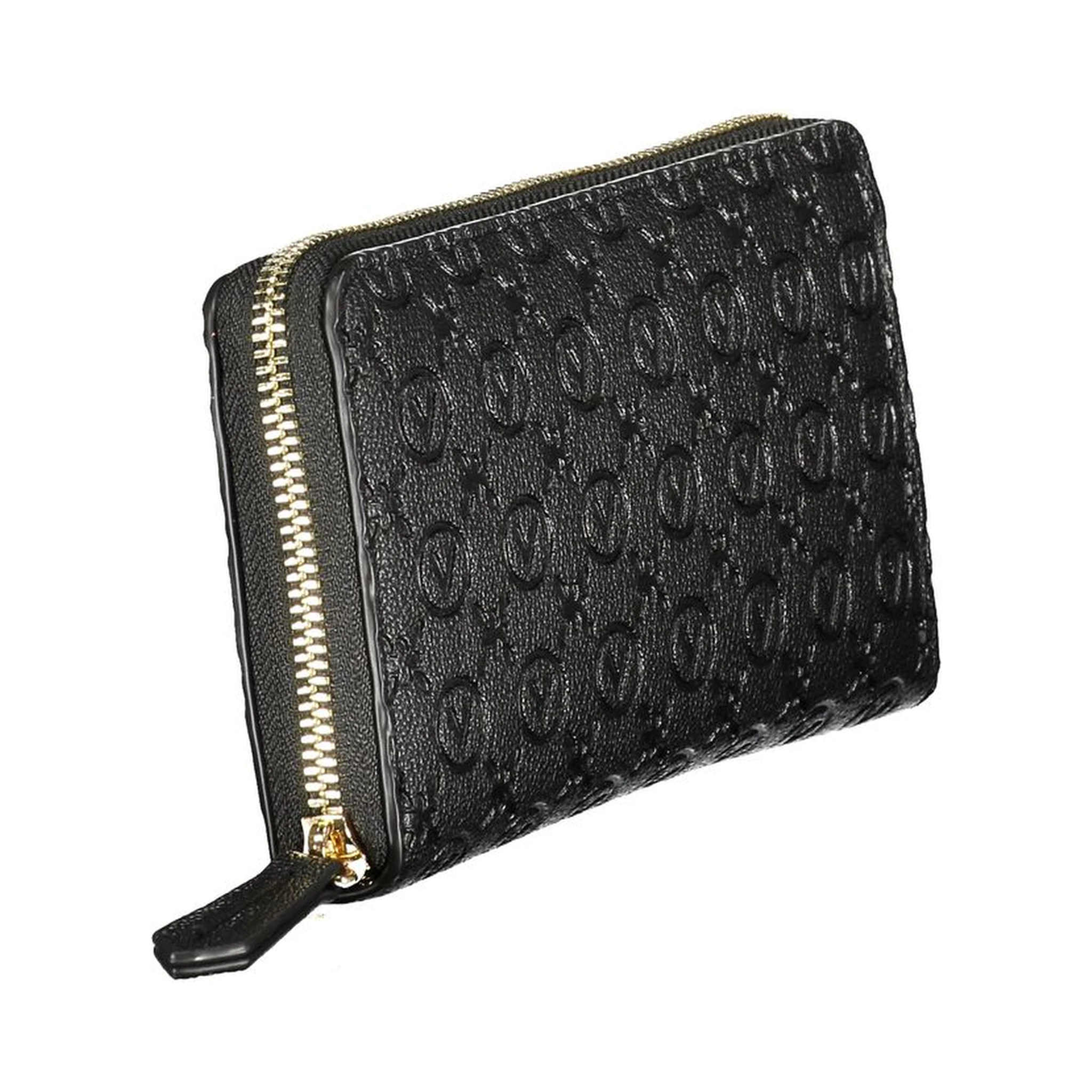 Black Polyurethane Women Wallet