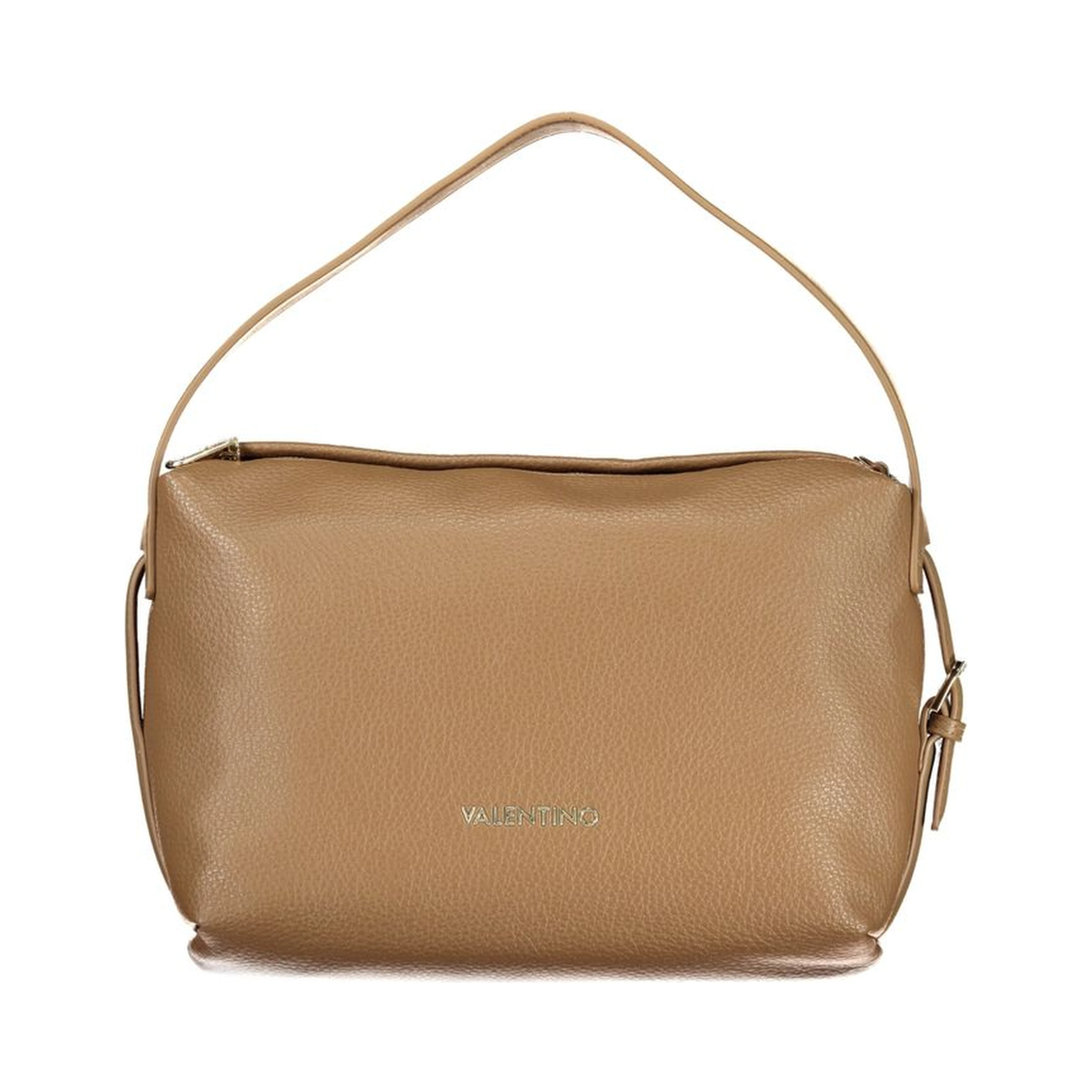 Marrone Polyurethane Women Shoulder Bag