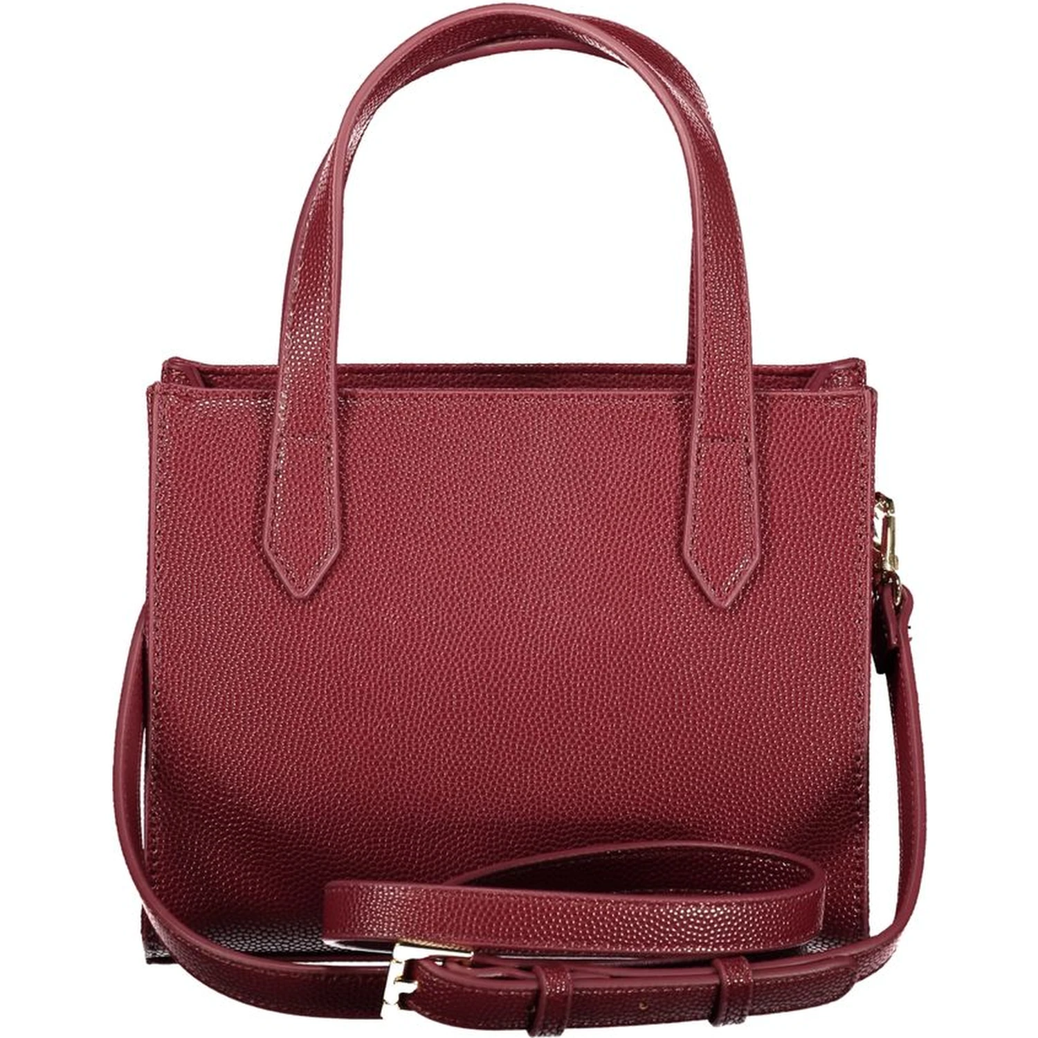 Red Polyurethane Women Handbag