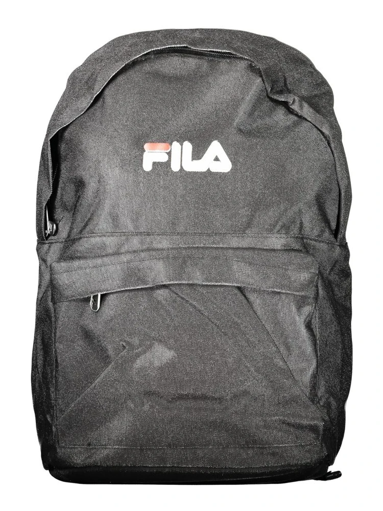 Nero Polyester Men Backpack