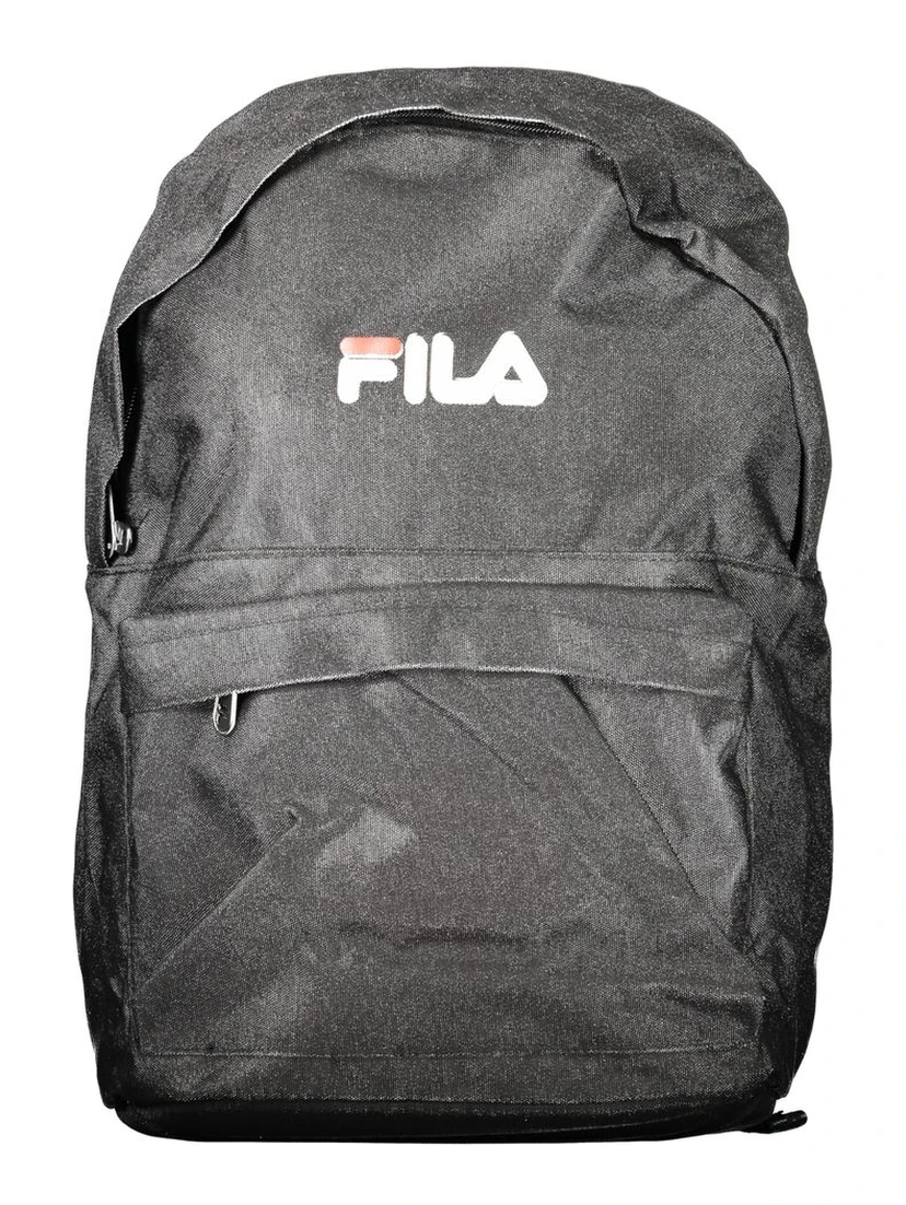 Nero Polyester Men Backpack