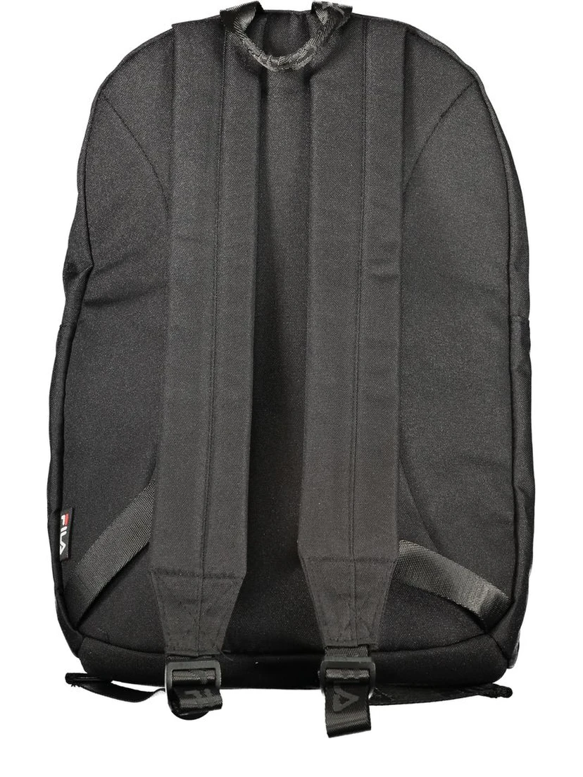 Nero Polyester Men Backpack