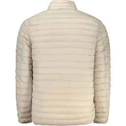 Beige Poliammide Men's Jacket