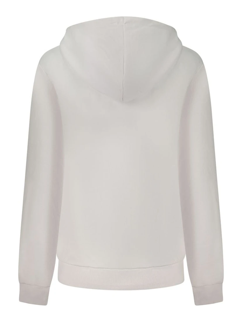 White Cotton Women's Hoodie