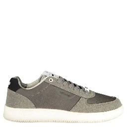 Gray Polyester Men Sneaker