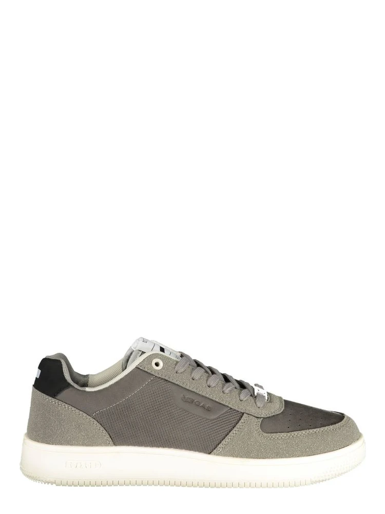 Gray Polyester Men Sneaker
