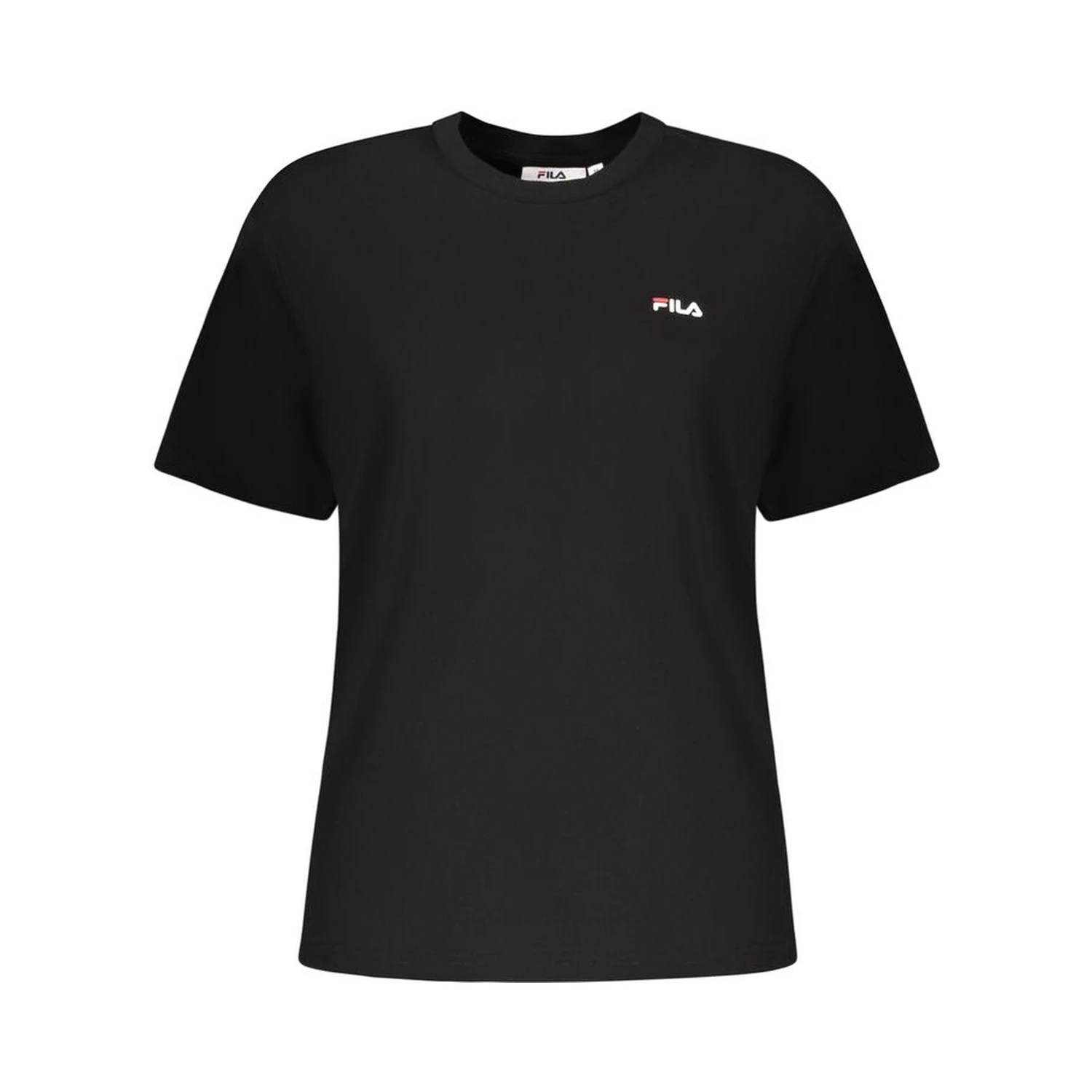 Black Cotton Women T-Shirt