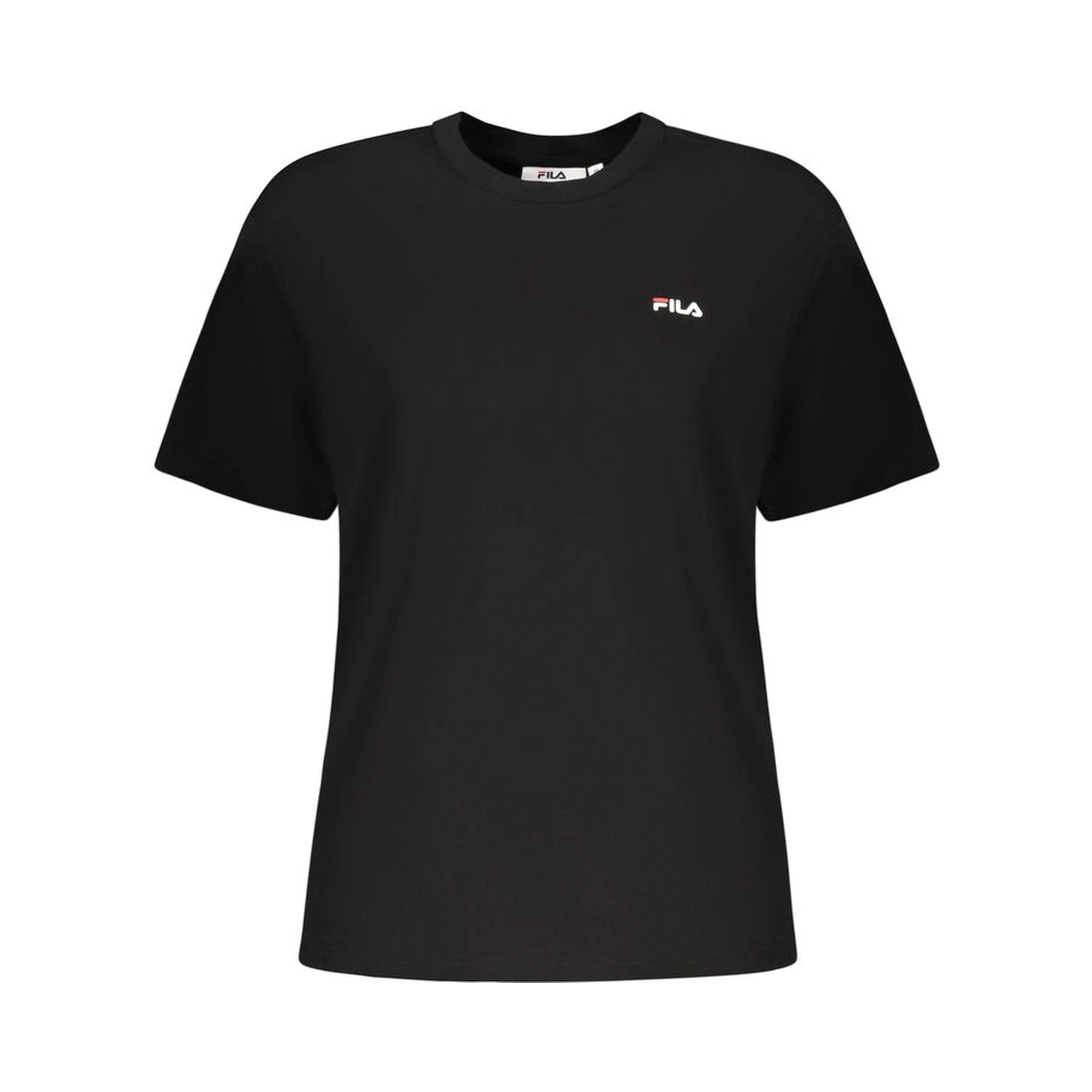 Black Cotton Women T-Shirt