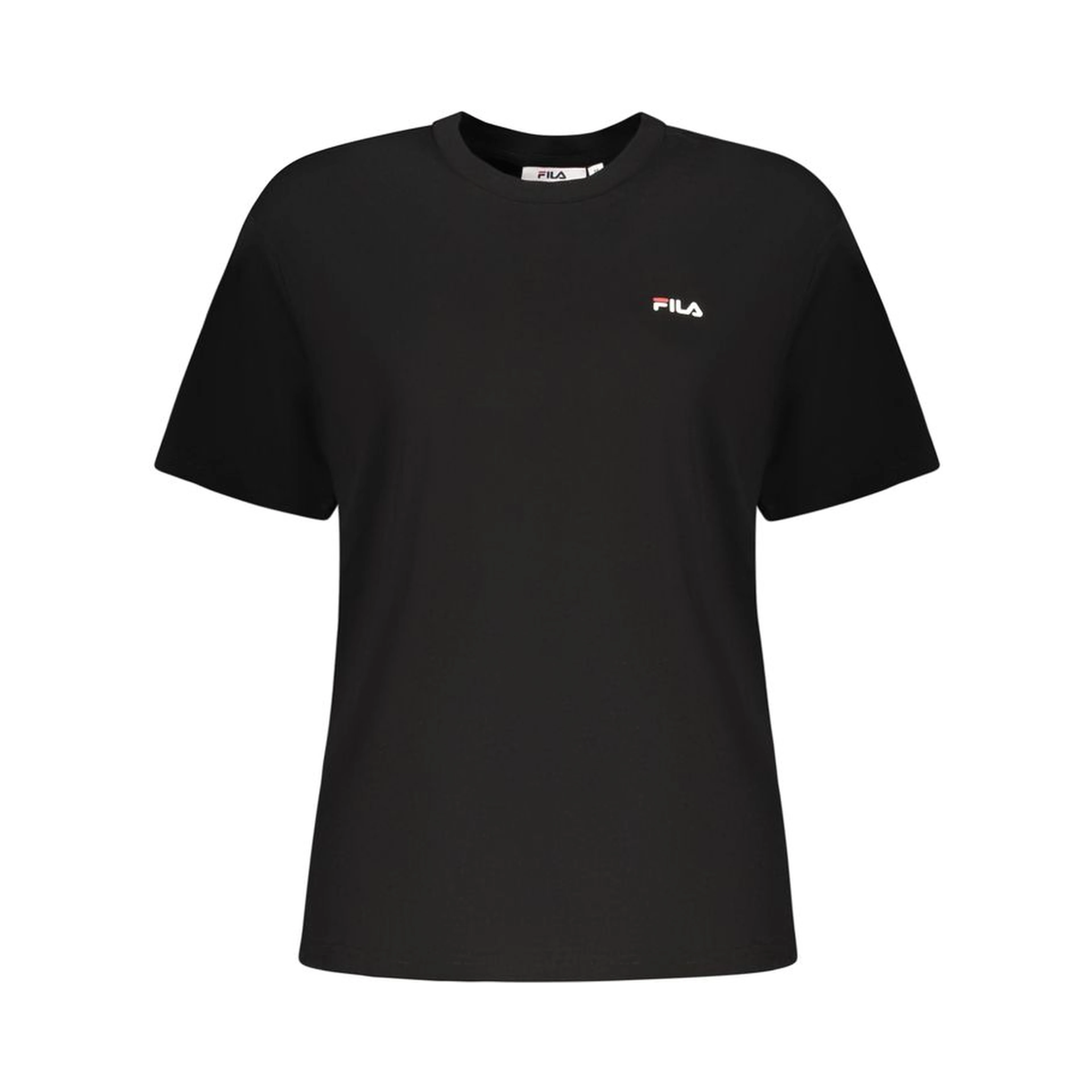 Black Cotton Women T-Shirt