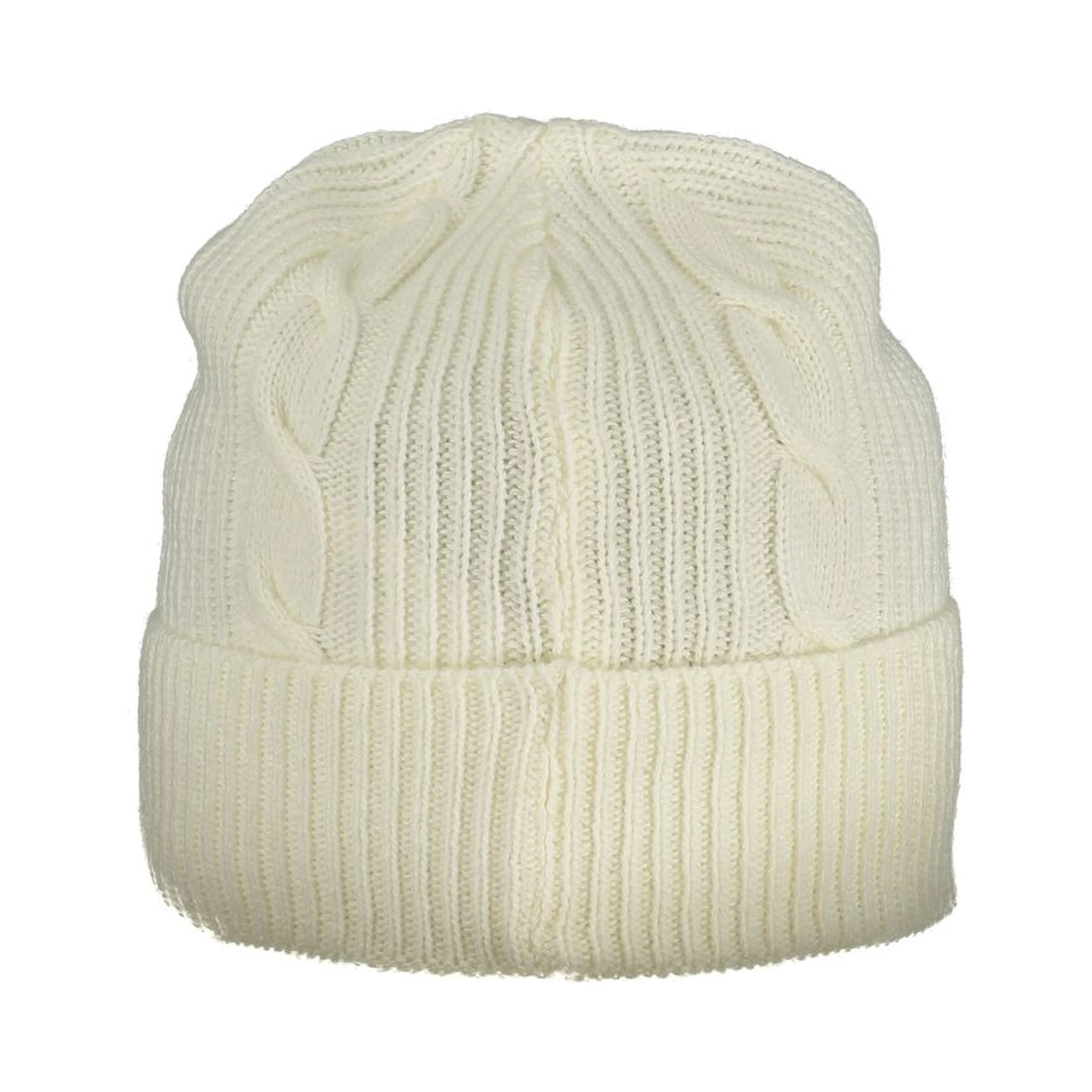 White Polyamide Women Cap