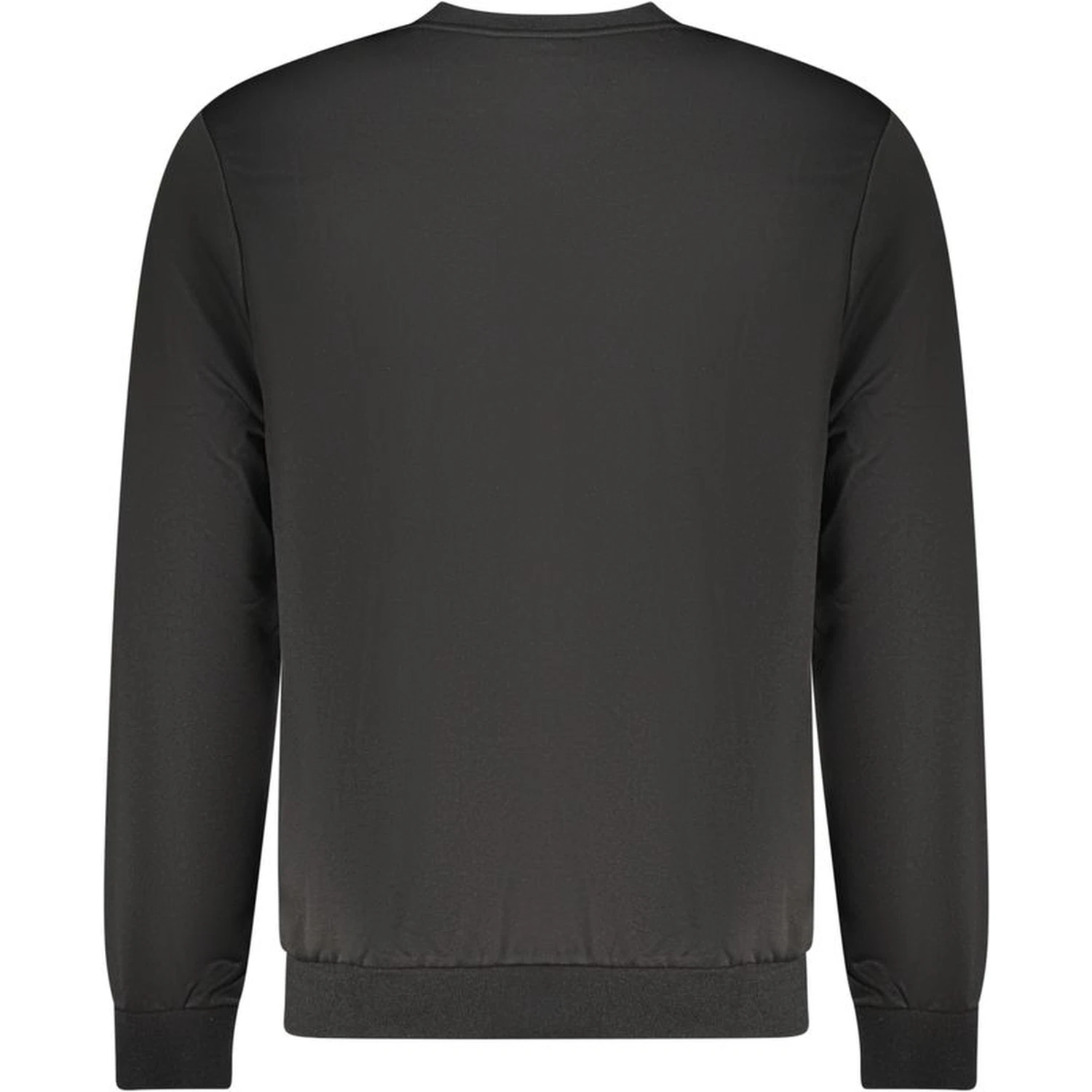 Black Polyester Men Sweatshirt