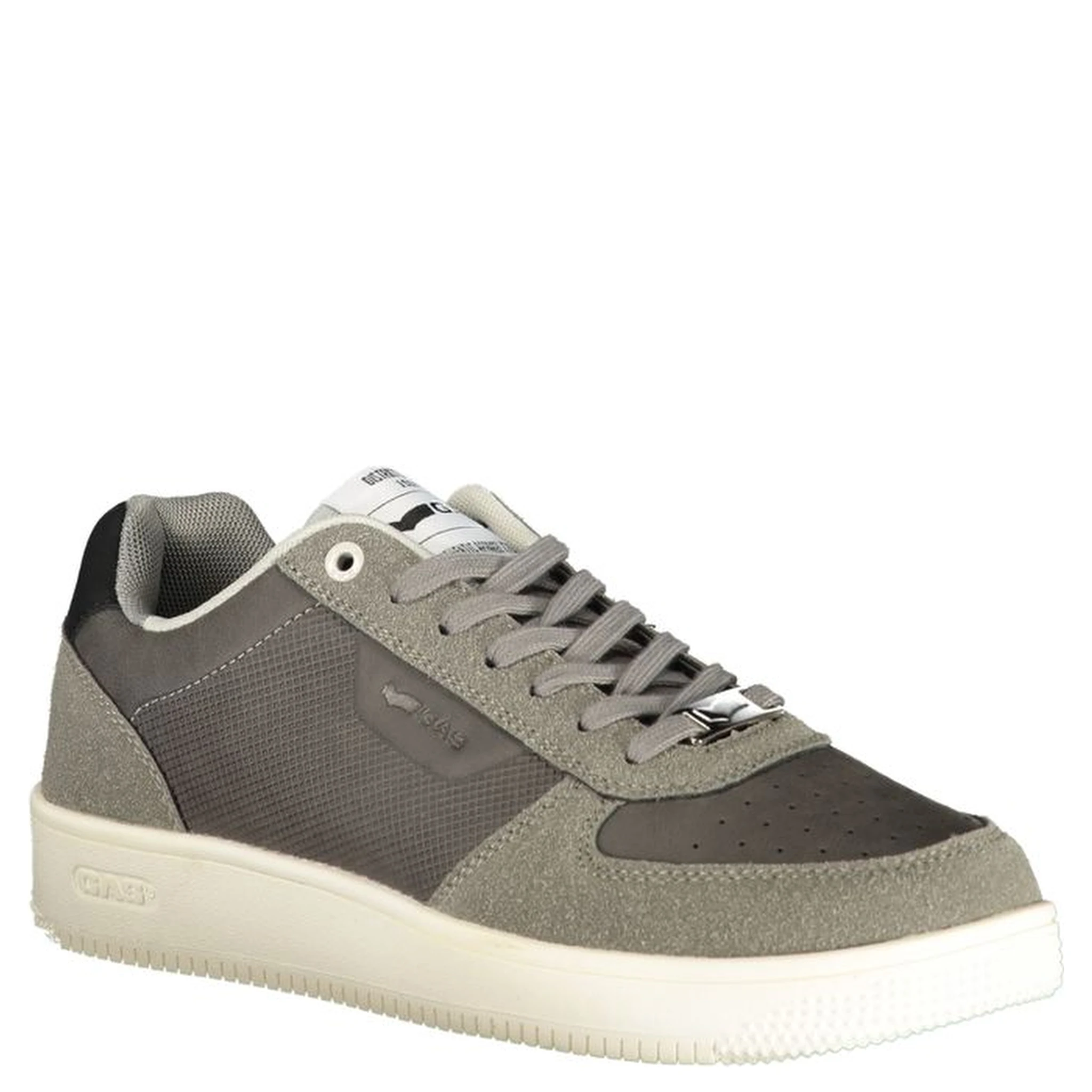 Gray Polyester Men Sneaker
