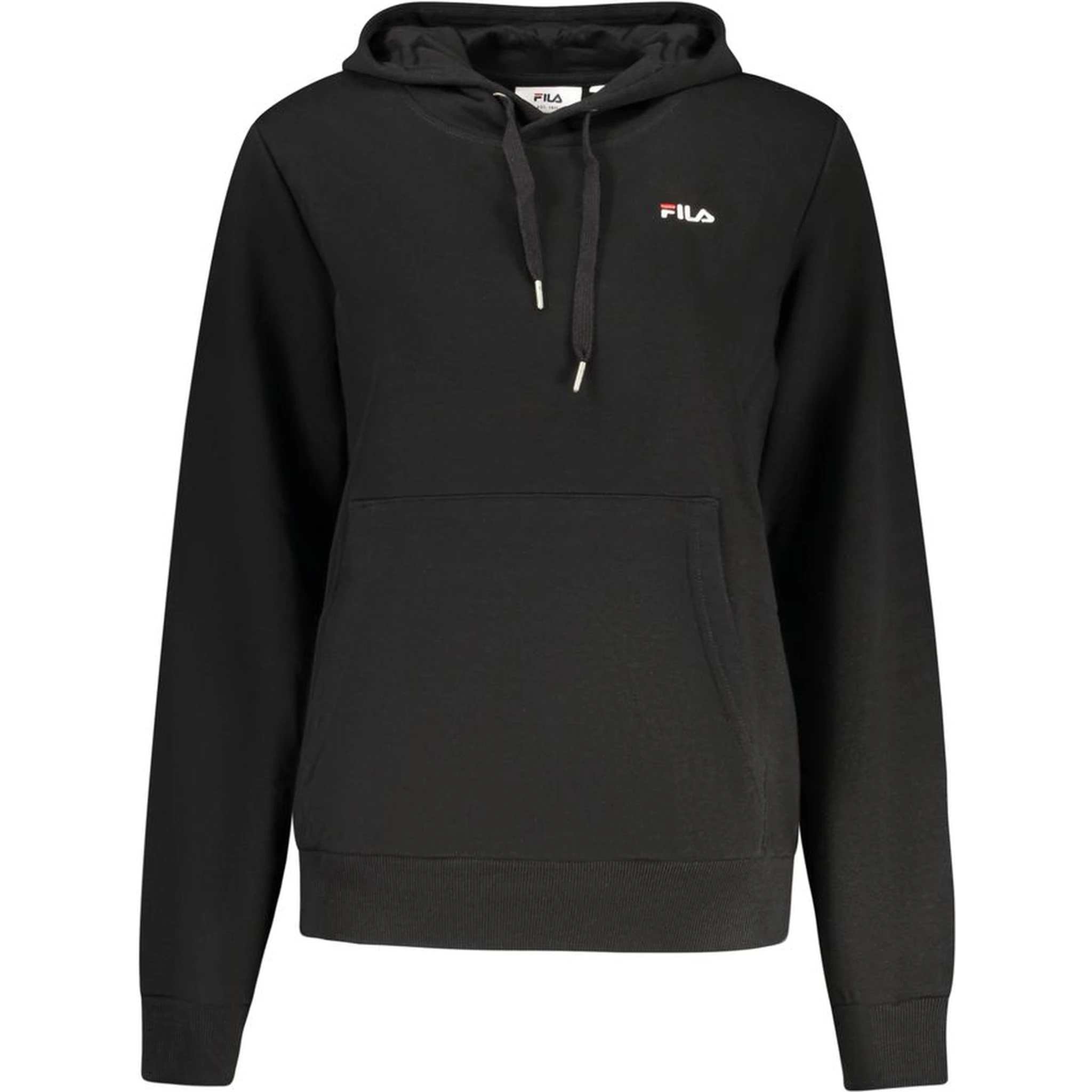 Black Cotton Women Hoodie