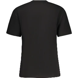 Black Cotton Women T-Shirt