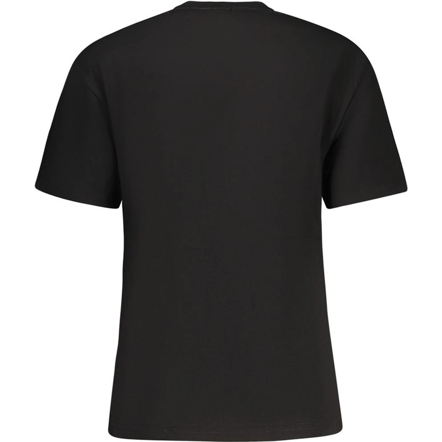 Black Cotton Women T-Shirt