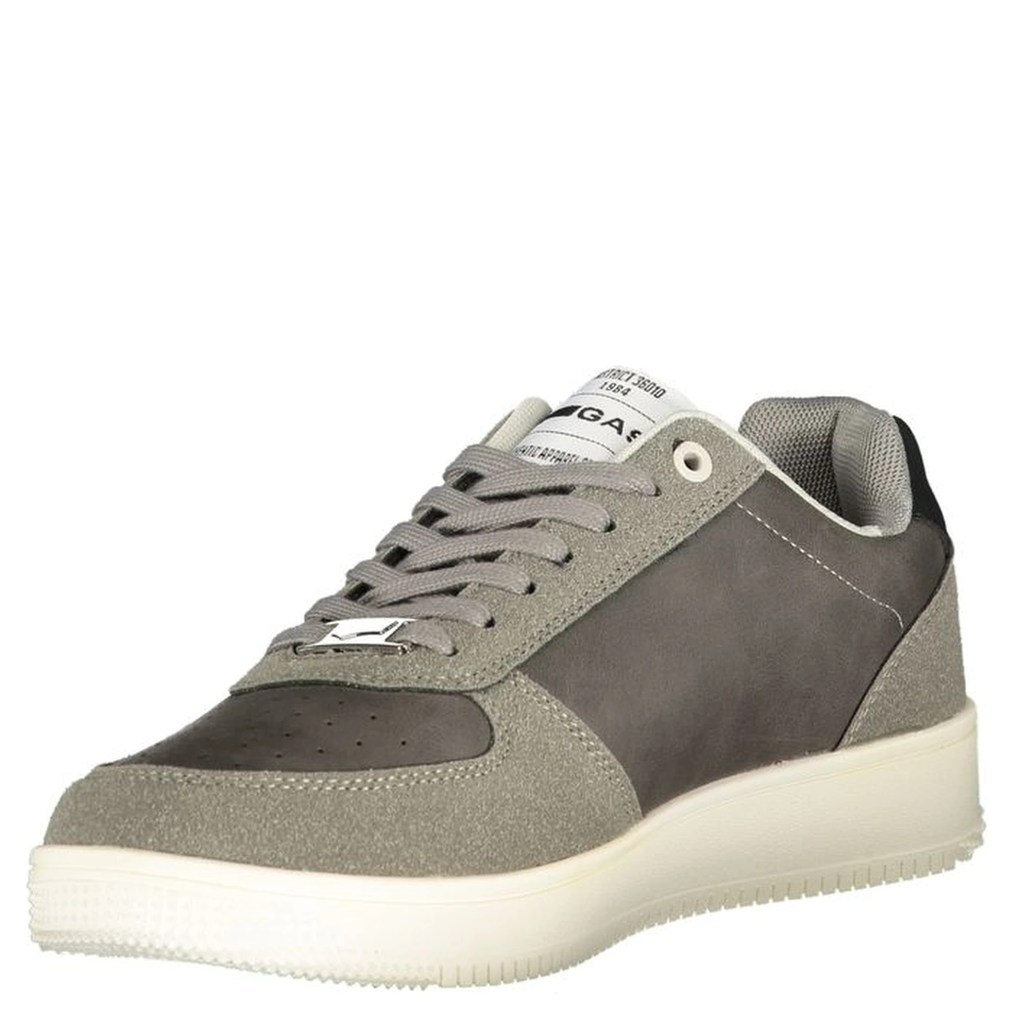 Gray Polyester Men Sneaker