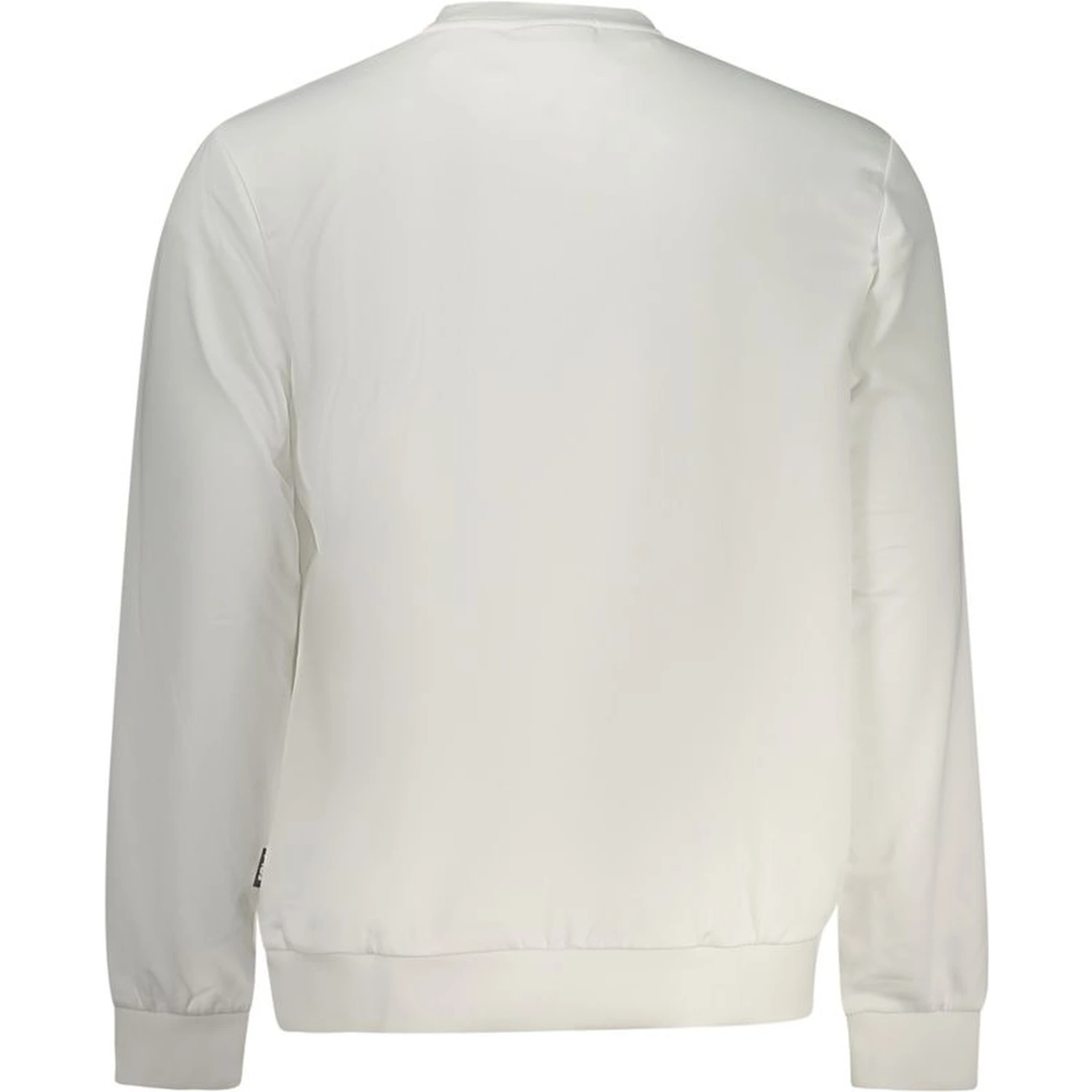 White Polyester Men Sweatshirt
