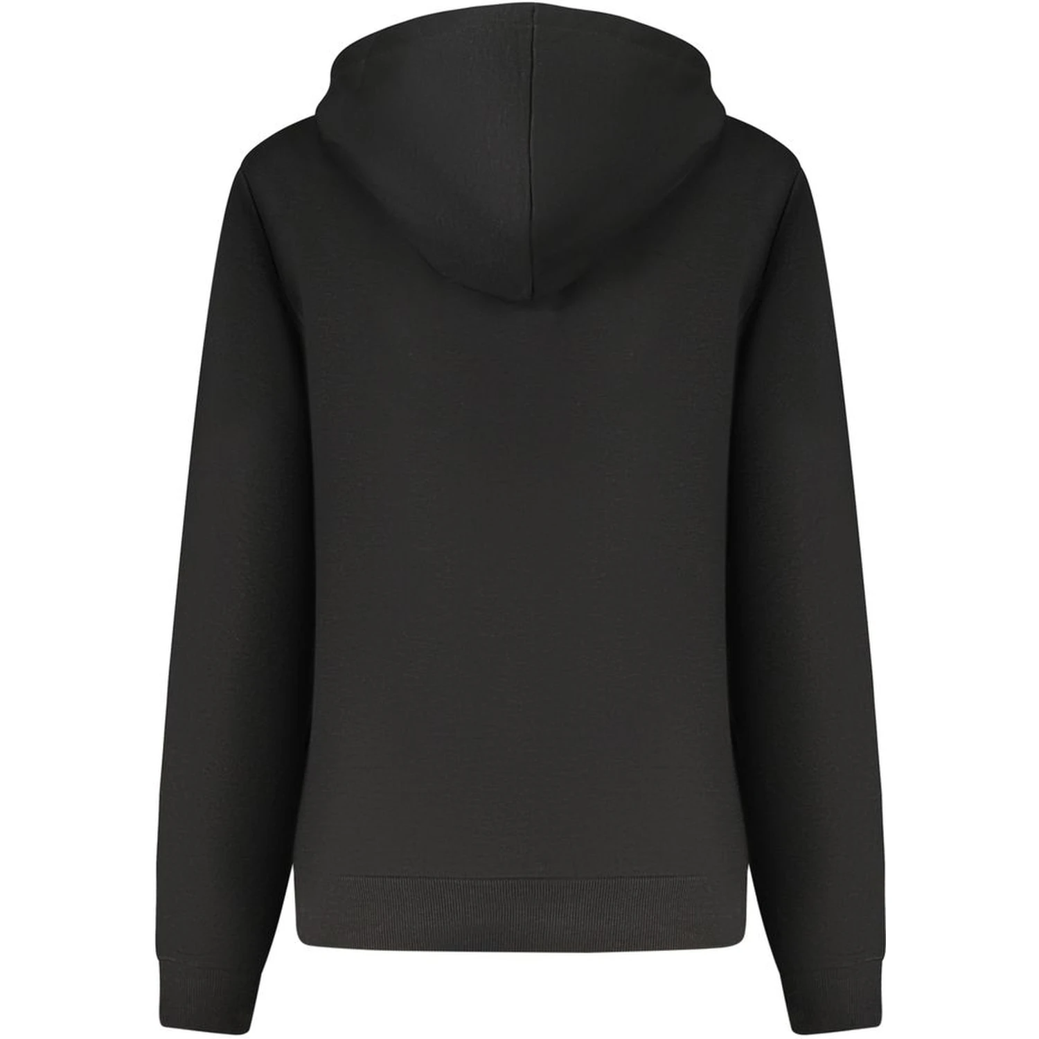 Black Cotton Women Hoodie