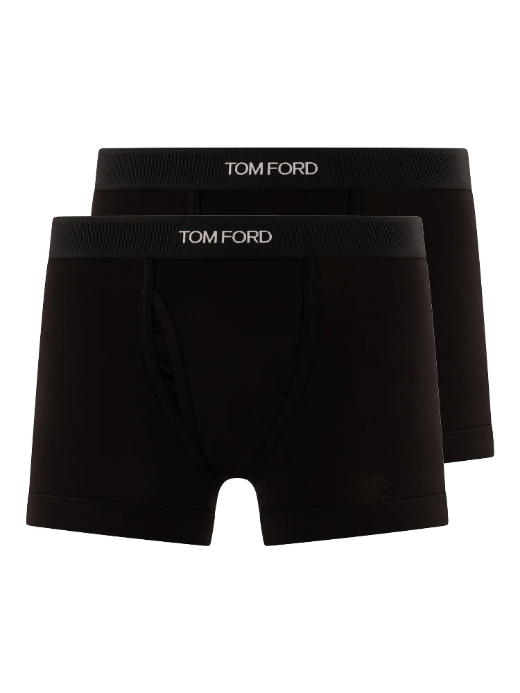 Cotton boxer shorts with logo