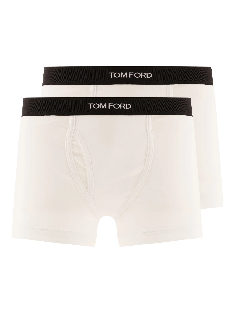 Cotton boxer shorts with logo