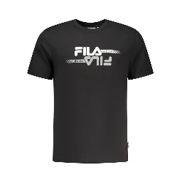 Black Cotton Men T-Shirt