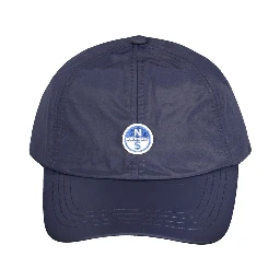 Blue Polyester Men's Cap