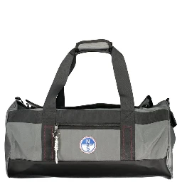 Grigio Polyester Men's Duffle Bag