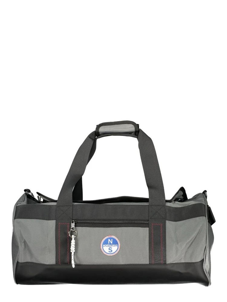 Grigio Polyester Men's Duffle Bag