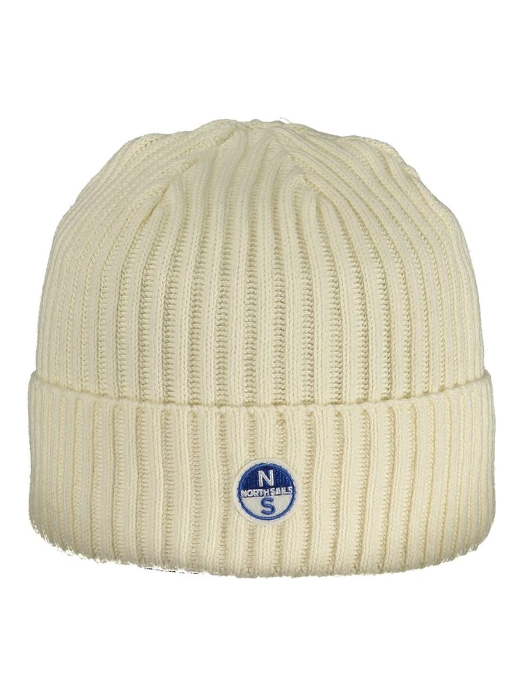 White Cotton Men Cap